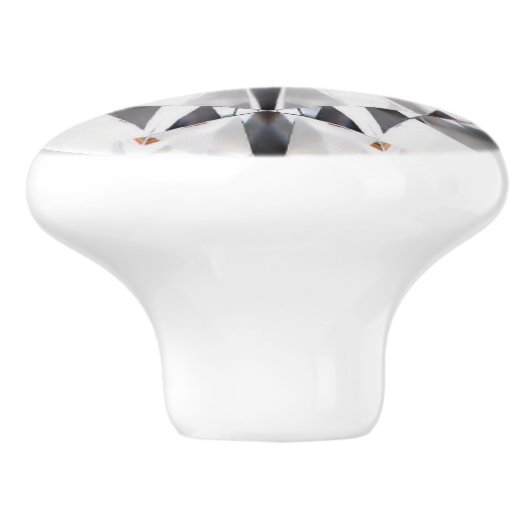 Kristallen illusie keramische knop (Zijkant)