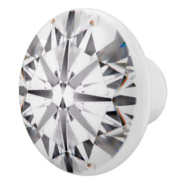 Kristallen illusie keramische knop