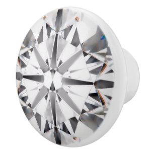 Kristallen illusie keramische knop