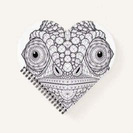 Kristallen Kameleon Geometrische Kunst | Kristalle Notitieboek