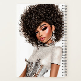 Kristallen Korset Glam Girl Spiraal Notebook Notitieboek