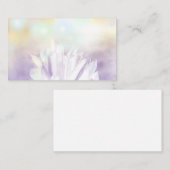 Kristallen, kristal, winkel, pasta-Visitekaartjes Visitekaartje (Voorkant / Achterkant)