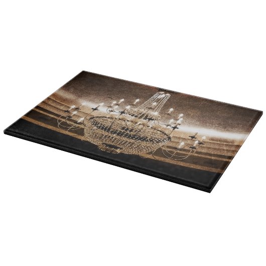 Kristallen kroonluchter Dazzle Glass snijplank (Hoek)