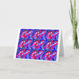 Kristallen kunst feestdagen kaart