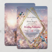 Kristallen landschappen van onze wereld kaart (Voorkant / Achterkant)