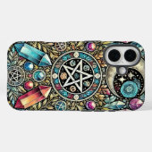 Kristallen, maan, sterren en hekserij Case-Mate iPhone case (Achterkant (horizontaal))
