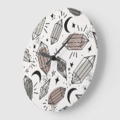 Kristallen, Maan, Sterren, Overlappend Ontwerp. Grote Klok (Hoek)