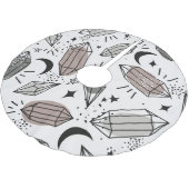 Kristallen, Maan, Sterren, Overlappend Ontwerp. Kerstboom Rok (Gekanteld)