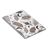 Kristallen, Maan, Sterren, Overlappend Ontwerp. Notitieboek (Rechterzijde)