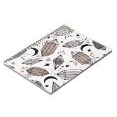 Kristallen, Maan, Sterren, Overlappend Ontwerp. Notitieboek (Linkerzijde)