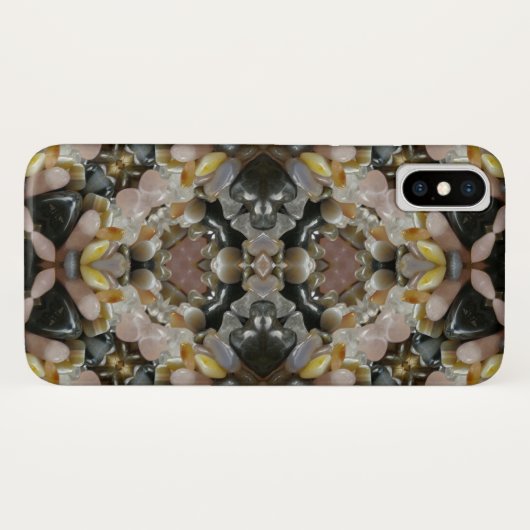 Kristallen Mandala Fractal Case-Mate iPhone Case (Achterkant (horizontaal))