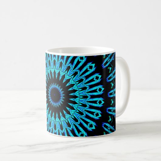 Kristallen Mandala Spiegel 2 Koffiemok (Voorkant rechts)