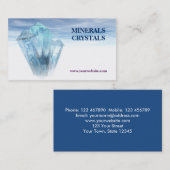 kristallen mineralen - winkeltherapie visitekaartje (Voorkant / Achterkant)