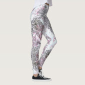 Kristallen op een Notitieboek Leggings (Rechts)