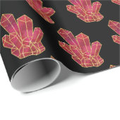 Kristallen Patroon Wrapping Papier (Rol Hoek)