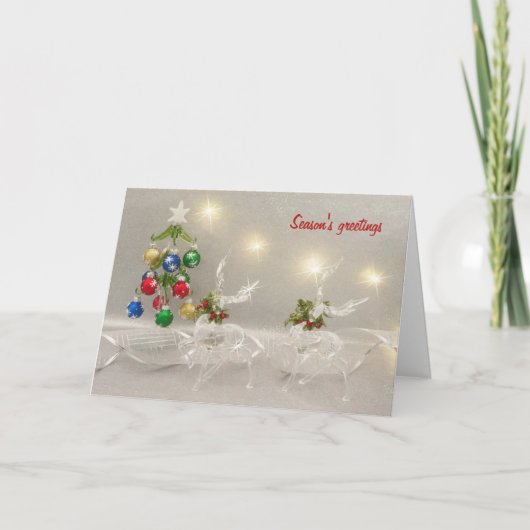 Kristallen rendieren en linten kaart (Voorkant)