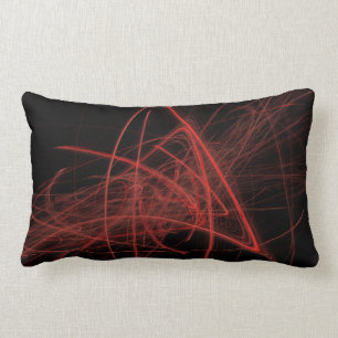 Kristallen - rood op zwart kussen