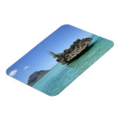 Kristallen rots samengesteld uit koraal magneet (Linkerzijde)