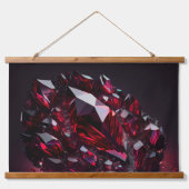 Kristallen Ruby Amethist Edelstenen Hangend Wandkleed (Voorkant 2)