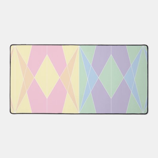 Kristallen schaal (vlak) bureaumat (Voorkant)