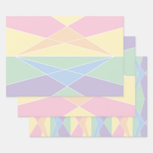 Kristallen schaal (vlak) inpakpapier vel (Set)