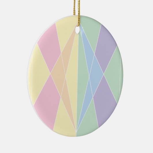 Kristallen schaal (vlak) keramisch ornament (Rechts)