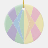 Kristallen schaal (vlak) keramisch ornament (Achterkant)