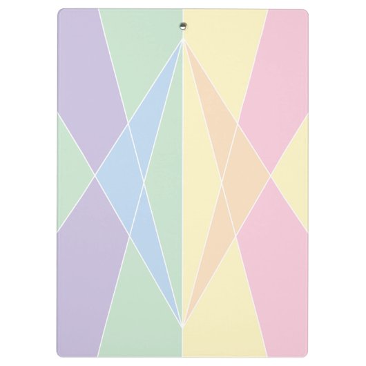 Kristallen schaal (vlak) klembord (Achterkant)