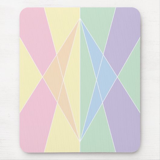 Kristallen schaal (vlak) muismat (Voorkant)