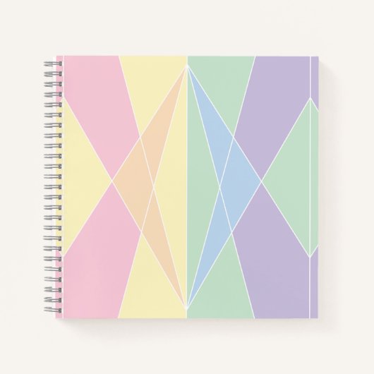 Kristallen schaal (vlak) notitieboek (Voorkant)