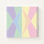 Kristallen schaal (vlak) notitieboek (Achterkant)