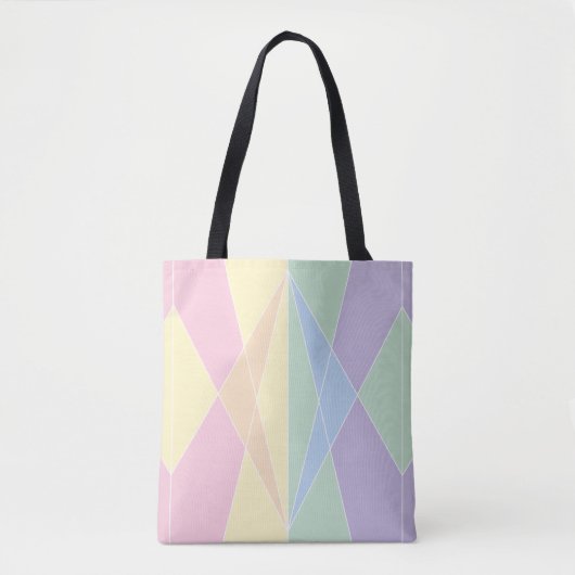 Kristallen schaal (vlak) tote bag (Voorkant)