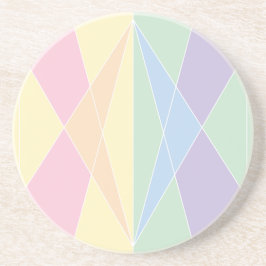 Kristallen schaal (vlak) zandsteen onderzetter