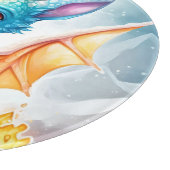 Kristallen Schattigee Baby Blue Dragon-68799 Snijplank (Hoek)