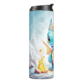 Kristallen Schattigee Baby Blue Dragon-68799 Thermosbeker (Gedraaid links)