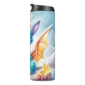 Kristallen Schattigee Baby Blue Dragon-68799 Thermosbeker (Geroteerd rechts)