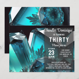 Kristallen Sieraden Vissen Aquamarine Maart Verjaa Kaart
