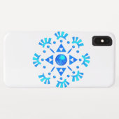 Kristallen Sneeuwvlok Case-Mate iPhone Case (Achterkant (horizontaal))