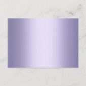 Kristallen Sneeuwvlok Paarse Winter RSVP (Achterkant)