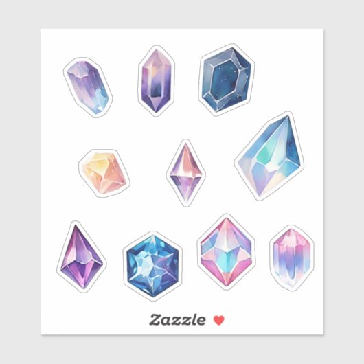 kristallen sticker (Vel)