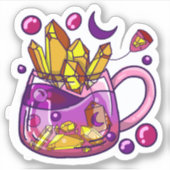 Kristallen Thee Sticker (Voorkant)