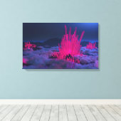 Kristallen Vale (Glow) Canvas Afdruk (Insitu (Houten vloer))