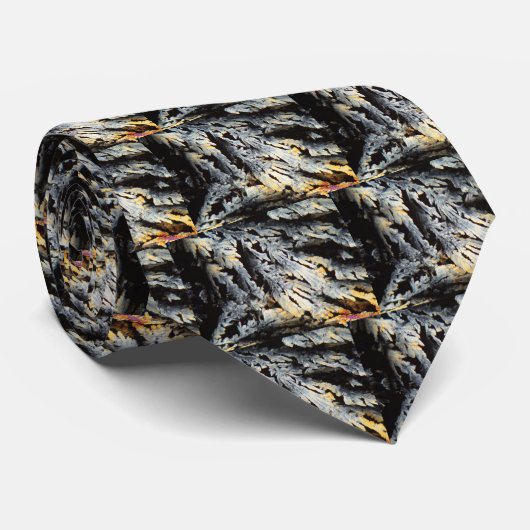 Kristallen van Diclofenac onder de microscoop. Stropdas (Opgerold)