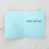 Kristallen van ijs - Snowflake Feestdagen Kaart (Binnen)