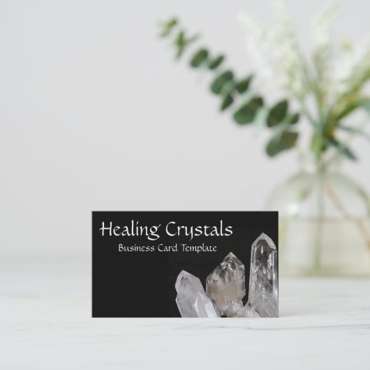 Kristallen Visitekaartje (Staand voorkant)