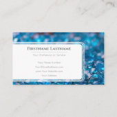 Kristallen voor kledingtoevoer, voor luxe gekkers visitekaartje (Achterkant)