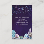 Kristallen voor waterverf visitekaartje (Achterkant)