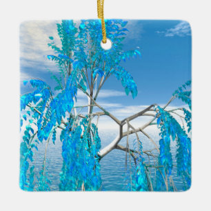 Kristallen Zomerboom Keramisch Ornament
