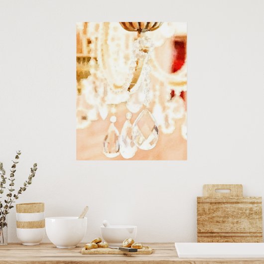 Kristallicht Poster (Keuken)