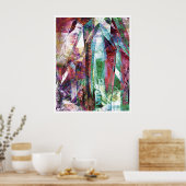 Kristallijn Abstract 6 Poster (Keuken)